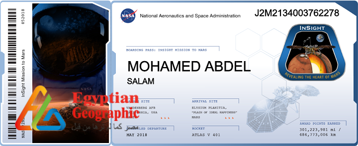 وسيسافر انزيت لاندر من وكالة ناسا الى المريخ العام المقبل، وعندما يفعل ذلك، فإنه يحمل اثنين من رقائق ميكروية تحمل أسماء أفراد الجمهور