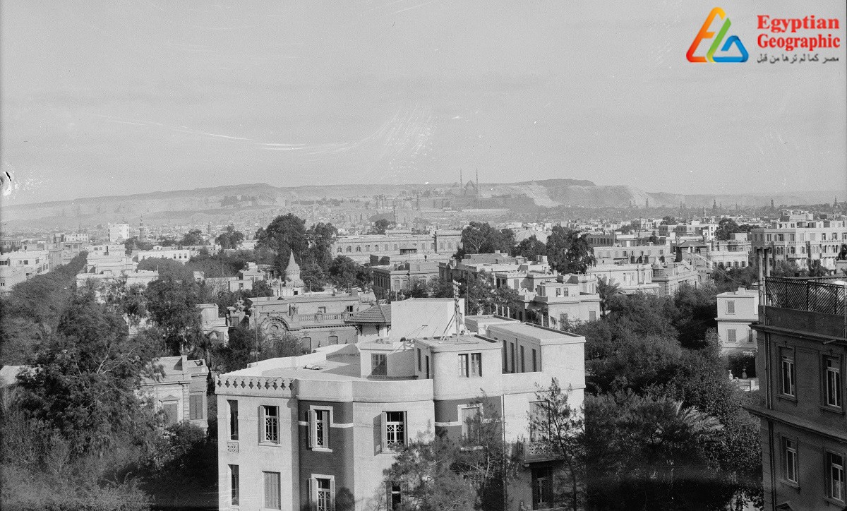 صورة جوية لحي جاردن سيتي عام 1936 - مكتبة الكونغرس - صورة ماتسون