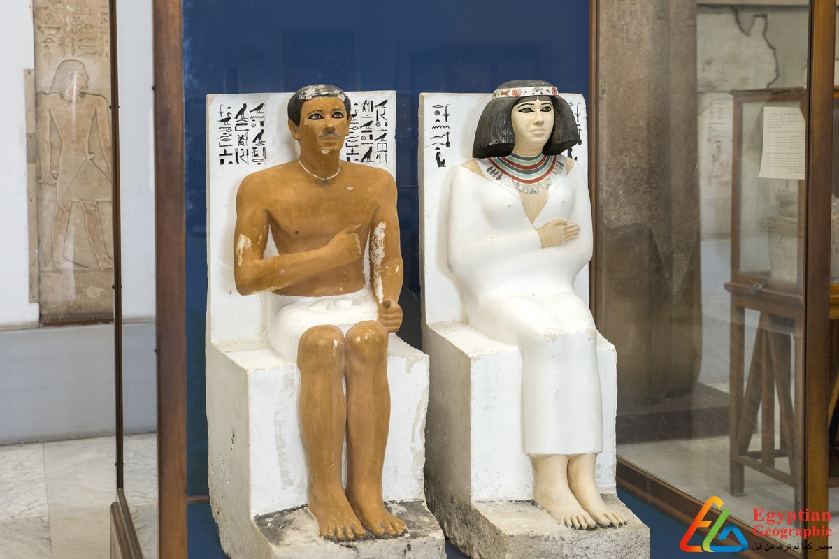 القزم سنب وأسرته بالمتحف المصري