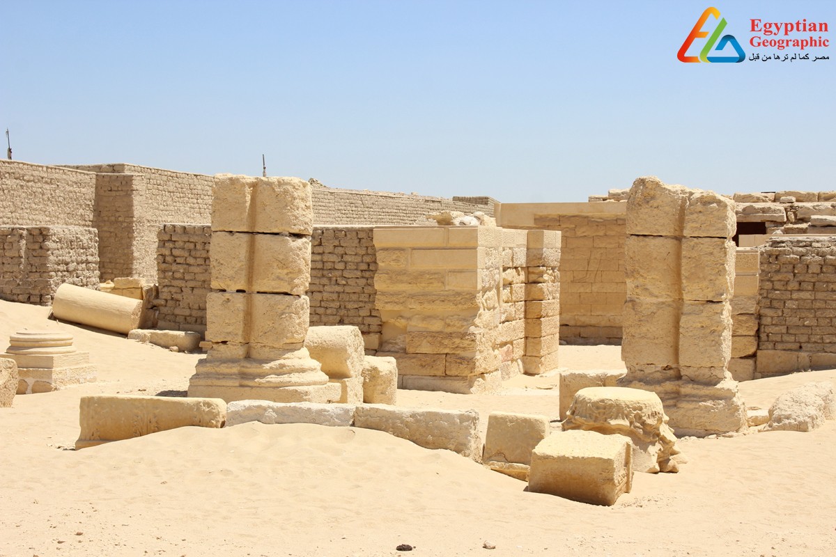 منظر بانورامي لطريق الكباش بمدينة ماضي الأثرية