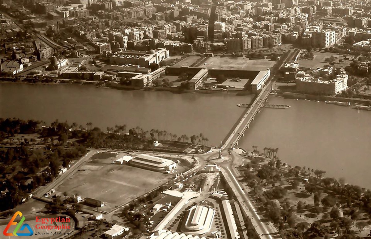 صورة جوية لثكنات قصر النيل العسكرية